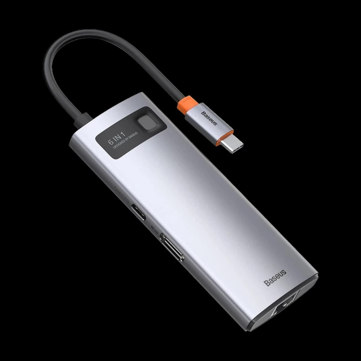 USB-хаб Baseus Metal Gleam 6 в 1 (Type-C) – фото 1