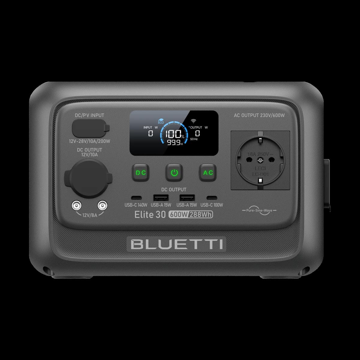 Портативная зарядная станция BLUETTI Elite 30 V2 (Premium 30 V2, 288 Вт·ч)