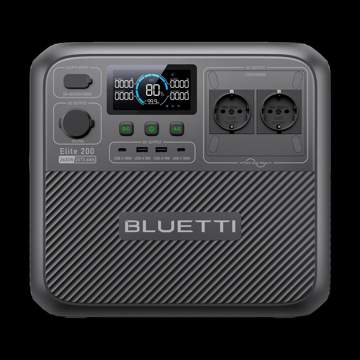 Портативная зарядная станция BLUETTI Elite 200 V2 (Premium 200 V2, 2073 Вт·ч)