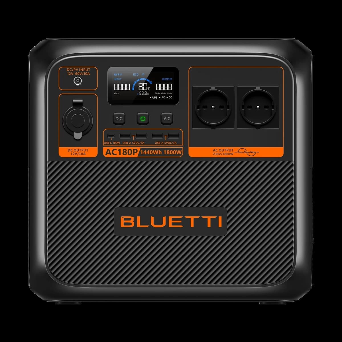 Портативная зарядная станция BLUETTI AC180P (1440 Вт·ч)